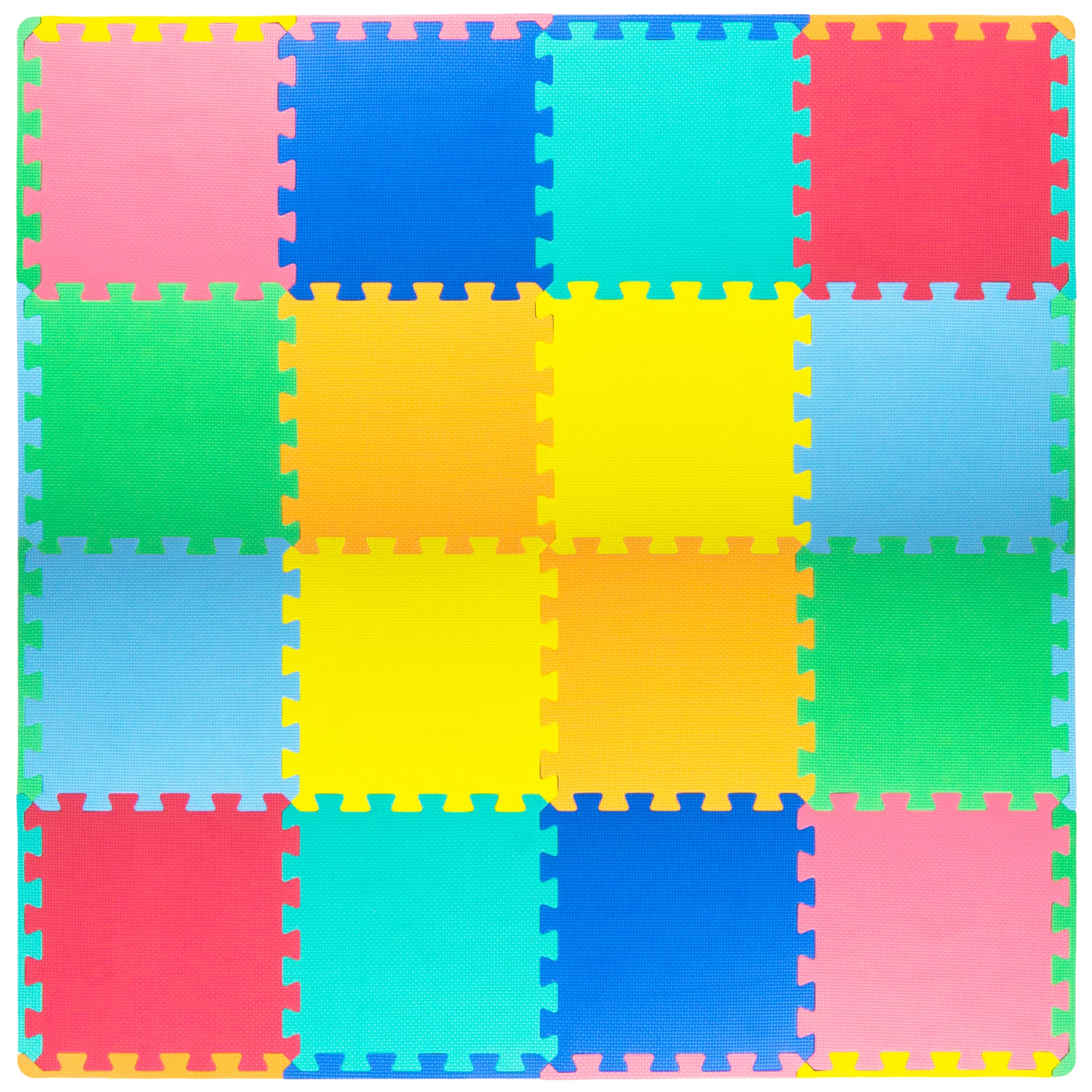 ProSource Baby Play Mat, Soft Foam Floor Tiles - Play Mats - ProSource ...