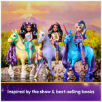 Unicorn Academy, Leaf with 2 Riding Accessories, 11”, Compatible with Ava, Dolls & Unicorn Toys for Girls Ages 4 and up