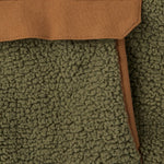 Gymboree,Boys,and Toddler Long Sleeve Half Snap Sherpa Pullover,Olive,7