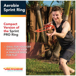 Aerobie Sprint Ring Outdoor Flying Disc, 10 Inches, Yellow