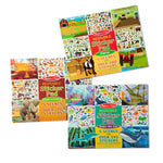 Melissa & Doug Reusable Sticker Pad Bundle - Jungle, Farm & Under The Sea