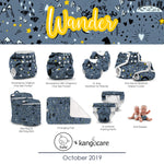 Kanga Care Lil Joey Newborn All in One AIO Cloth Diaper (2pk) Wander 4-12lbs