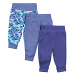 Hanes Infants'’s Knit Pull-On Pants, Flexy Soft 4-Way Stretch Sweatpants, Stretch Joggers for Babies & Toddlers, 3-Pack 12-18M