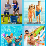 SOPPYCID Reusable Water balloons, Summer Toy Water Toy for Boys and Girls, Pool Beach Toys for Kids ages 3-12, Outdoor Activities Water Toys Self Sealing Water Splash Ball for Fun (6Pack)