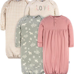 Gerber Baby Boy and Girls 4-Pack Sleeper Gown