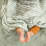 aden + anais Boutique Organic Swaddle Blanket 4-Pack – 100% Organic Cotton Muslin, Large, Soft, Breathable Receiving Blankets for Infants – Lightweight Multi-Use Baby Swaddles, Sailing Seas