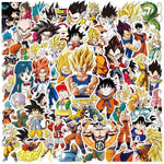 Cool Classic Anime Dragon and Ball Stickers for Water Bottles,Laptop,Birthday Party Supplies Party Decorations Party Favors (Black)