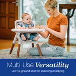 Chicco Zest LE 4-in-1 Folding High Chair, Feeding Chair, Toddler Chair and Youth Stool, Multi-Use Easy Clean High Chair, Crema/White