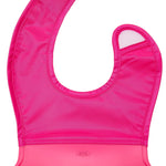 OXO Tot Roll-Up Bib 2 Pack - Pink/Teal