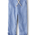 Gymboree,and Toddler Drawstring Linen Pants,Boy That's Blue,18-24 Months