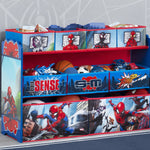 Marvel Spider-Man Deluxe 9 Bin Design and Store Toy Organizer by Delta Children, Greenguard Gold Certified