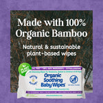 Doctor Butler's Organic Baby Wipes - Hypoallergenic & Unscented Baby Wipes, Safe for Baby Sensitive Skin Care, Made with Chamomile & Essential Oils (1pk – 60 Wipes)