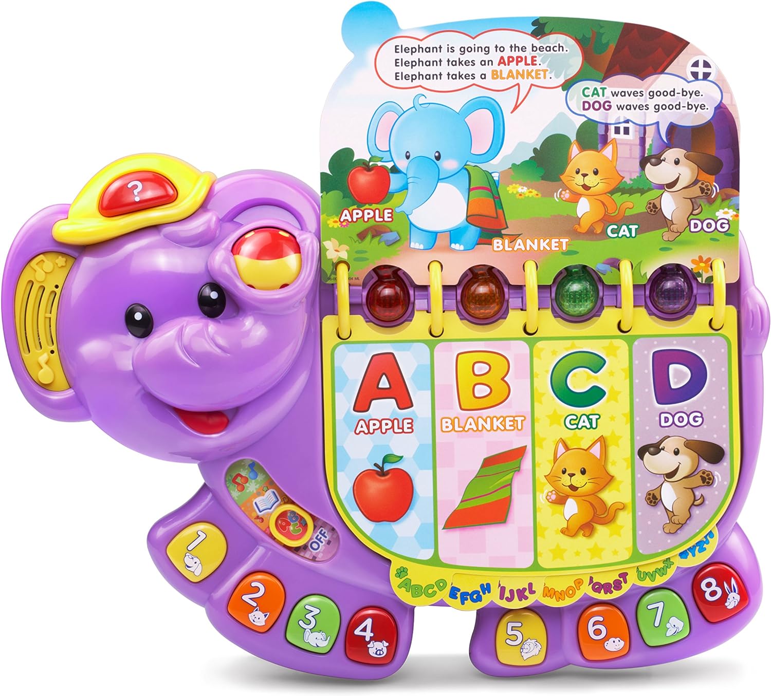 VTech Touch and Teach Elephant, Purple