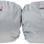 Kanga Care Lil Joey Newborn All in One AIO Cloth Diaper (2pk) Platinum 4-12lbs