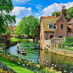 HUADADA Jigsaw Puzzles for Adults 1000 Pieces, Westgate Gardens Interlock Perfectly Letter on Back No Dust, Home Decor Birthday Party Toy for Men Women Elders Seniors (27.5"x19.6"), 1:1 Poster