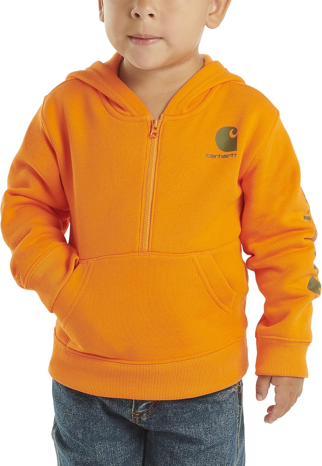 Carhartt Kid's CA6273 Long-Sleeve Half-Zip Sweatshirt - Boys