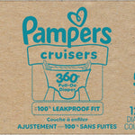 Pampers Diapers - Cruisers 360 - Size 5, 128 Count, Babyproof up to 100% Leakproof Pull-On Diaper
