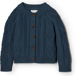 Amazon Essentials x Sofia Grainge Unisex Toddlers and Babies' Fisherman Cardigan Sweater