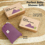 KeaBabies Baby Wrap Carrier - All in 1 Original Baby Carrier Newborn to Toddler Sling, Easy to Wear, Hands Free Bonding, Lightweight, Breathable Infant Wraps (Dark Mauve)