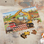 Melissa & Doug Building Site Floor Puzzle, 48 pc Jumbo Jigsaw Puzzle, Educational Screen Free Activity for Toddler, Preschoolers and Kids Ages 3+ (2 x 3 Feet) - FSC Certified