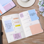 Mr. Pen- Sticky Notes Set, 410 Pack, Ruled, Dotted & Blank Notes with 150 Index Tabs, Divider Sticky Pads for Bible Study, Office, School, Planning, Journaling & Organization