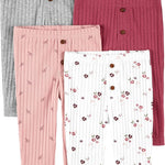 Simple Joys by Carter's Baby Girls' 4-Pack Pants