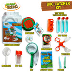Nature Bound Bug Catcher Kit - 20 Piece Outdoor Exploration Set for Kids - Educational & Fun - Safe Insect Catch & Release with Bucket, Net, Magnifier & More - Great Gift for Young Explorers