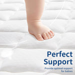 Pro Goleem Breathable Crib Mattress, 52”x28“ Dual-Sided Toddler Bed Mattress, 5" Thick Firm Foam & JPMA Certified, Comfort Jacquard Topper, Fits Standard Full-Sized Baby Cribs & Toddler Beds