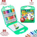 Crayola Pip-Squeaks Washable Marker Set (65ct), Coloring Set, Art Supplies for Kids, Drawing Kit, Kids Travel Activity, Craft Essentials, 4+
