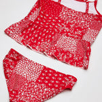 OshKosh B'Gosh Girls' Two-Piece Swimwear, Ruby Red, 3T