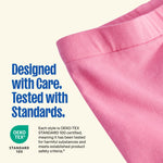 Garanimals Baby & Toddler Girl Pink Flare Bottoms - Machine-Washable Kid's Clothes - Size 0-3 Months - Black, Pink, Navy Blue - 4 Pack