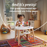 Graco Table2Table Lux Highchair, 6 Growing Stages from Infant High Chair to Big Kid Chair and Table, Rhodes