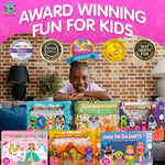 Craftikit® 20 Award-Winning Princess & Unicorn Crafts for Kids Ages 3-10 Years, All-Inclusive Toddler Arts and Craft Kits for Kids, Fun Toddler Craft Box for Girls in Preschool