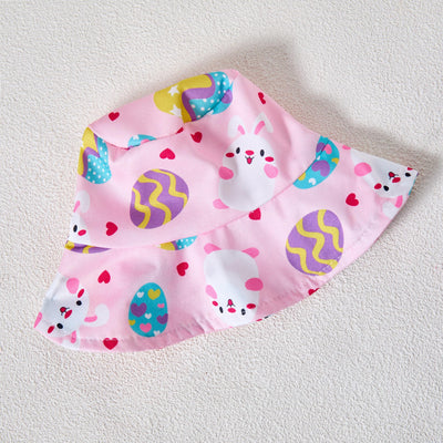 Saeaby Baby Girl Clothes Summer Pink Easter Dress Infant Short Sleeve Eggs Bunny Dresses Cute Swing Sundress Baby Easter Gifts Outfit 3-6 Month Girl Clothes