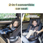 Chili Spin SI Rotating 2-in-1 Convertible Car Seat, Rear and Forward-Facing, No-Rethread Harness, Tested to Safety Standards (Thunder)