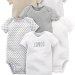 Simple Joys by Carter's Unisex Babies' Short-Sleeve Bodysuit