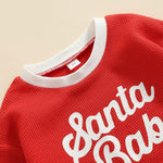 Baby Girl Boy Crewneck Sweatshirt Long Sleeve Romper Oversized Sweater Bodyusuit Pullover Tops Clothes