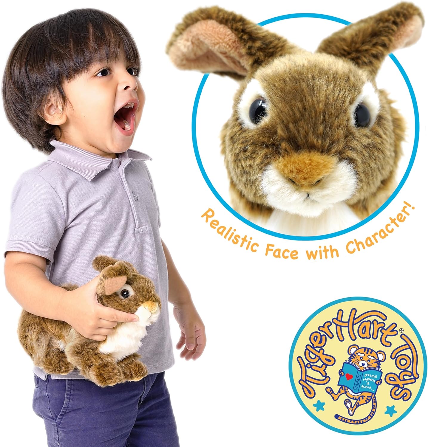 Brigid The Brown Rabbit - 10 Inch Stuffed Animal Plush Bunny