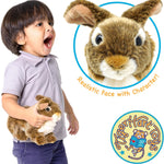 Brigid The Brown Rabbit - 10 Inch Stuffed Animal Plush Bunny