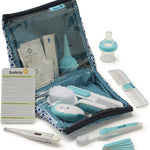 Safety 1st Deluxe Baby Healthcare and Grooming Kit, Arctic Blue, Newborn Baby Essentials, One Size, 25 Pieces