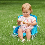 Regalo My Chair 2-in-1 Baby High Chair & Portable Travel Booster Seat, High Chair for Babies & Toddlers, Booster Seat for Kitchen Chair, Oversized Tray with Cup Holder, Aqua