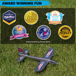 Airplane Toy for Kids - 3 Pack Safe & Easy to Throw Foam Airplanes for Kids - Outdoor Toys Glider Plane Toys - Yard Game Gifts for Boys & Girls - Birthday Gift Ideas for Ages 4 5 6 7 8 9 10 11 12 +