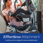 Chicco KeyFit 30 ClearTex Infant Car Seat and Base, Rear-Facing Seat for Infants 4-30 lbs., Includes Infant Head and Body Support, Compatible with Chicco Strollers, Baby Travel Gear, Slate/Grey