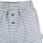 Gerber Baby Unisex 3-Pack Pull-On Knit Short, Navy/Oatmeal/Stripe, 3-6 Months