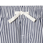 Gerber Baby Toddler Unisex Stretch Chino Shorts, Navy Stripe/Khaki, 0-3 Months