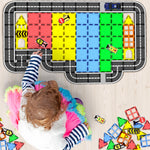 Magnetic Tiles - Road Set, Magnetic Building Blocks, Preschool Montessori Toys Gift for 3+ Year Old Boys and Girls, Sensory Christmas Toys for Kids Aged 3-5 and 4-8, Ideas for Toddler with Autism