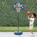 Delta Children - PAW Patrol Kids Basketball Hoop Set, Height Adjustable Toddler Basketball Goal with Stand, Indoor Outdoor Sports Toy, Includes Ball and Pump, Blue