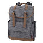 Fisher-Price Drawstring Diaper Bag Backpack with Wipes Pocket, Insulated Bottle Compartment, Stroller Straps