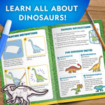 National Geographic Kids Stained Glass Kit - Glow in The Dark Dinosaur Toys, Kids Arts and Crafts Set, Window Sun Catchers, Kid Crafts Ages 4-8, Window Art Craft Kit, Suncatcher