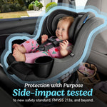 Graco EasyTurn 360 2-in-1 Convertible Car Seat, 360 Degree Rotating Infant to Toddler Rotating Car Seat, 2 Modes Forward and Rear Facing, Slim Design, Solae